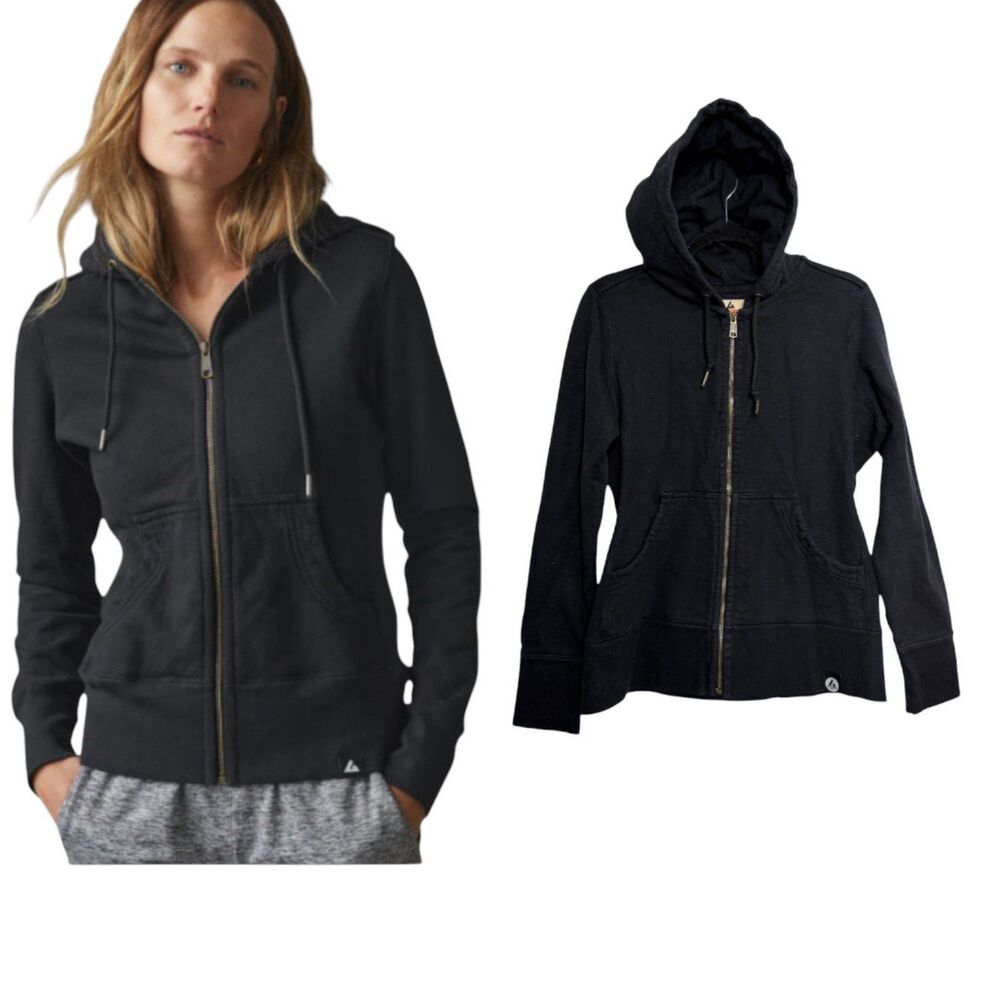 American Giant Classic Full Zip Hoodie Sweatshirt W1-1A Women's Size Large